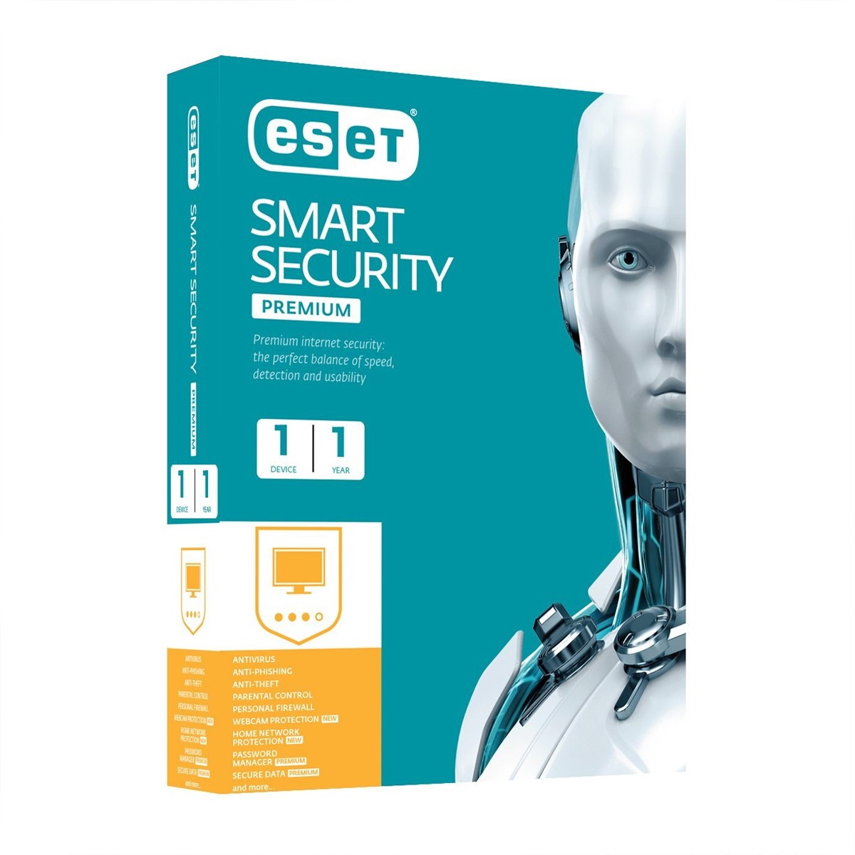 Antivirus ESET Smart Security  1 dispositivo por 1 año